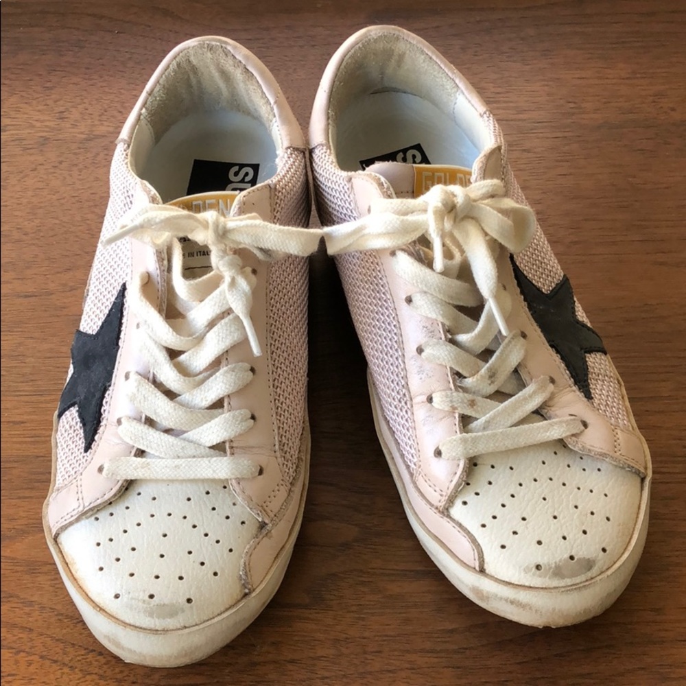 Baby pink golden goose sneakers size 35
